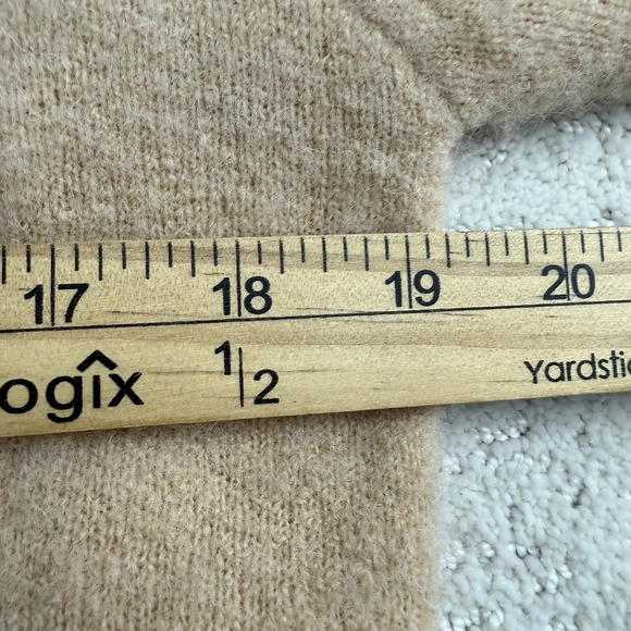 Mes Demoiselles Pichu Hoodie Womens 0 Beige Wool Alpaca Knit Sweater $380 - Picture 7 of 11